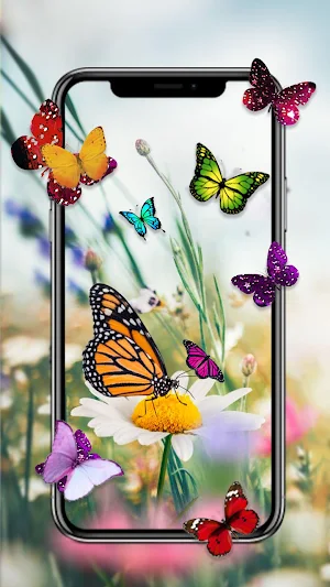 Butterfly Live Wallpapers 3D Screenshot 2