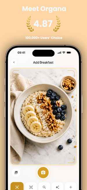 Organa: AI Calorie Tracker Screenshot 0