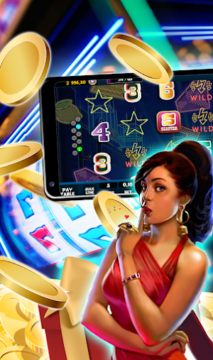 Neon Cascade Casino Slots Screenshot 0