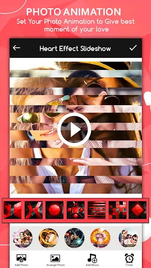 Love Video Maker : Photo Slideshow With Music Screenshot 2