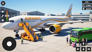 Airplane Games Sky Flight Sim Screenshot 1