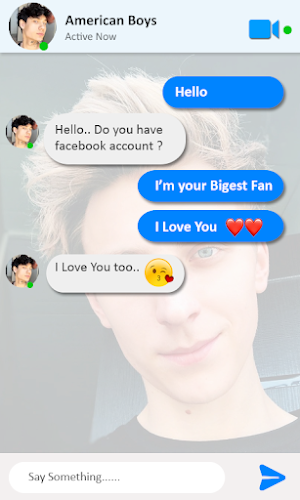 American Boys Fake Video Call Screenshot 2