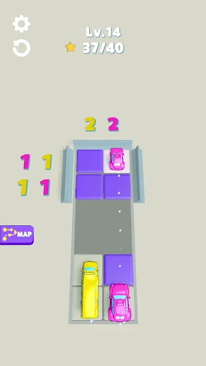 Color Car Parking Screenshot 0