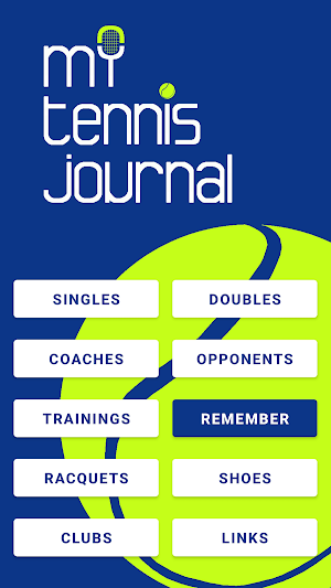 my tennis journal Screenshot 0