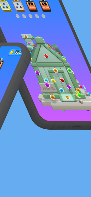 Pin Sort 3D Logic Game Screenshot 1