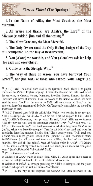 The Noble Quran Screenshot 1