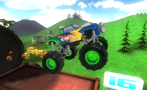 Big Monster Truck Racing 3D Screenshot 1