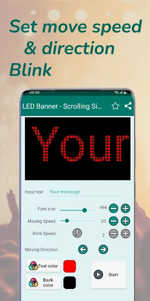 LED Banner-Scrolling Signboard Screenshot 1