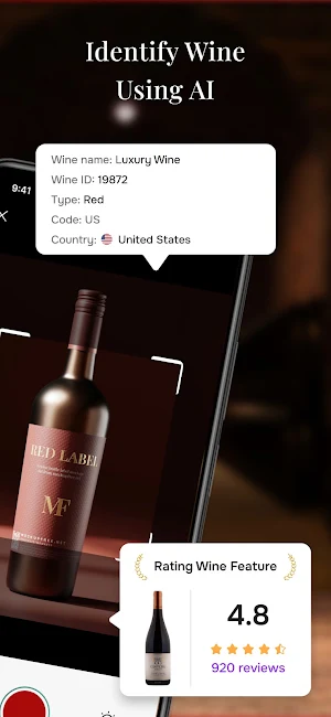Wine Identifier Wine Scanner Screenshot 1