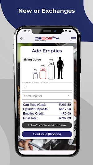 The Degasity App Screenshot 2