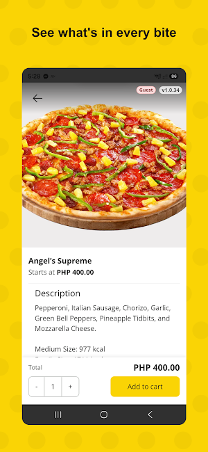 Angels Pizza PH Screenshot 3