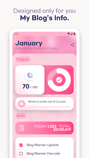 Blog Planner - For Your Regular Post Screenshot 1
