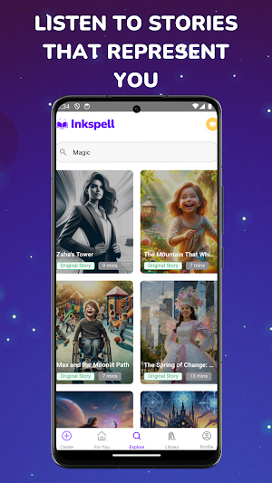 Inkspell: Create Sleep Stories Screenshot 1