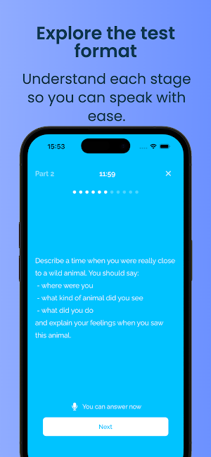 IELTS Speaking Practice Screenshot 3