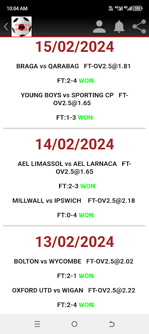 OVER 2.5 GOALS BETTING TIPS254 Screenshot 1