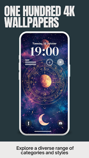 Aesthetic Moon Wallpaper 4K Screenshot 2