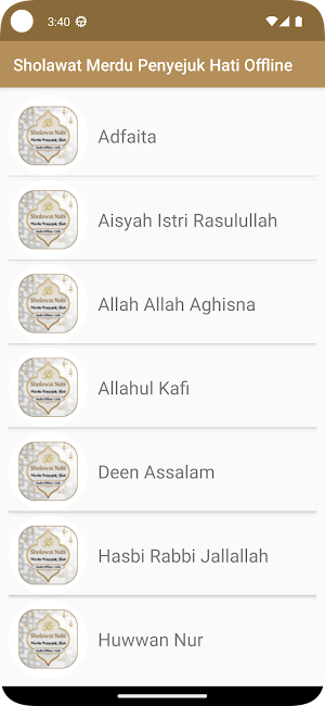 Sholawat Merdu Penyejuk Hati Screenshot 0