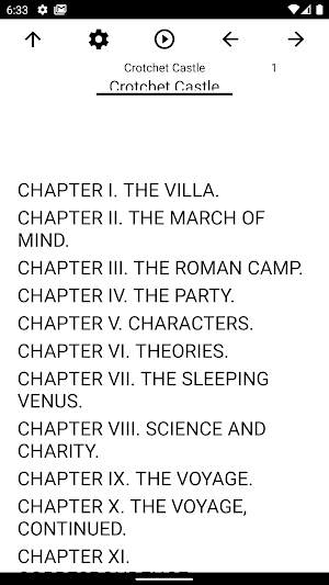 Book, Crotchet Castle Screenshot 0