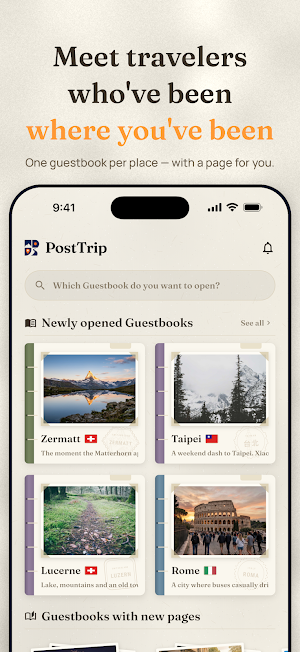 PostTrip: Travel Photo Journal Screenshot 0