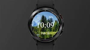 Lake on the edge - Watch Face Screenshot 0