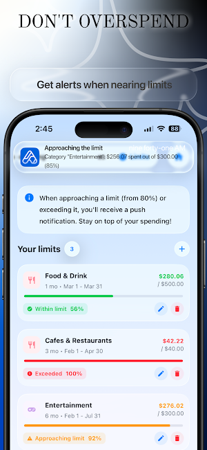 Alveon: Budgets & Track Money Screenshot 3