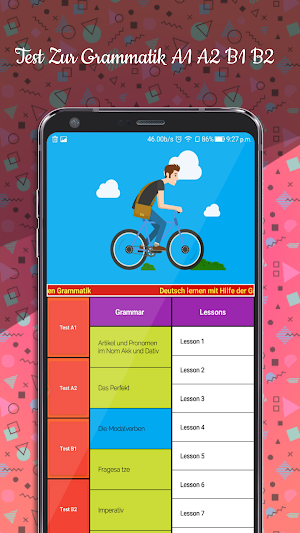 Test Zur Grammatik A1 A2 B1 B2 Screenshot 1