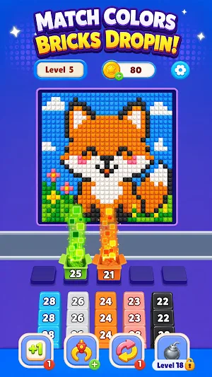 Brick Pick: Color Flow Puzzle Screenshot 1