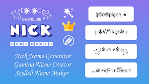 Nickname Creator & Name Maker Screenshot 0