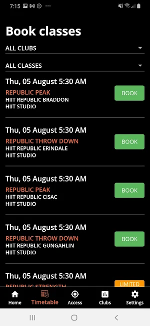 hiit republic Member ID Screenshot 1