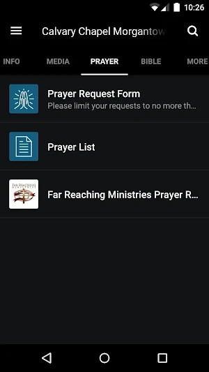 Calvary Chapel Morgantown WV Screenshot 2