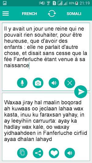 Somali French Translator Screenshot 0