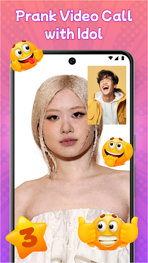 Prank Video Call: Idol Prank Screenshot 0
