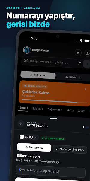 Kargo Radar - Kargo Takip Screenshot 1