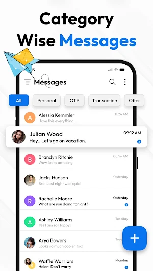 Messages Text SMS App Screenshot 0