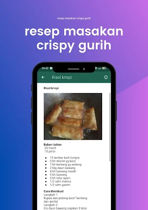 resep masakan crispy gurih Screenshot 2