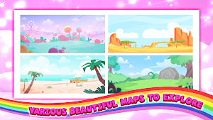Pony Go : Drawing Race - Rainbow Paint Lines Screenshot 2