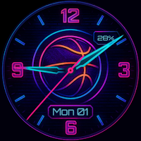 BKB NEON M1 Watch Face