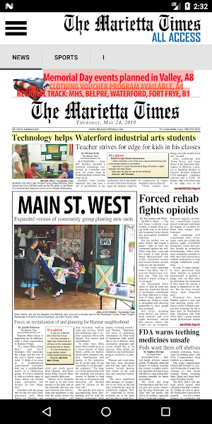 The Marietta Times All Access Screenshot 1