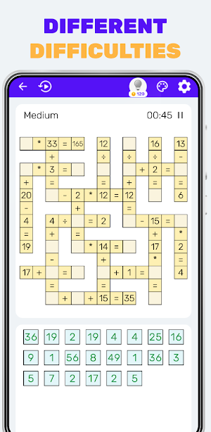 Math Cross - Math Puzzle Screenshot 3