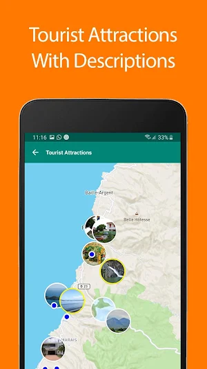 Guadeloupe Offline Map and Travel Guide Screenshot 0