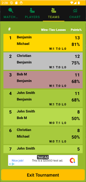 PadelScore Screenshot 3