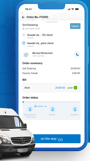 SABAK: driver app Screenshot 3