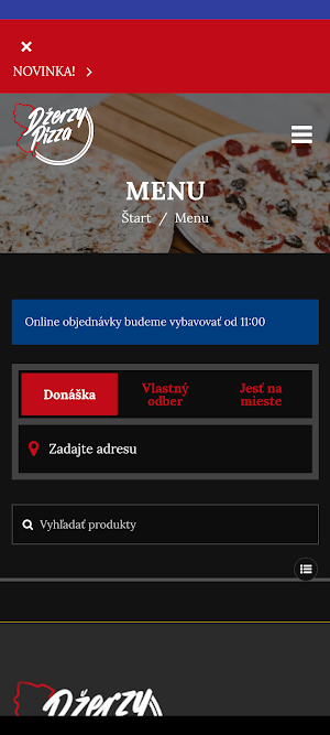 Dzerzy Pizza Screenshot 0