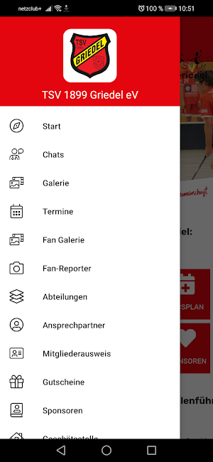 TSV 1899 Griedel e.V. Screenshot 2