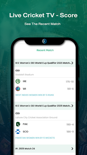 Live Cricket TV - HD Score Screenshot 2