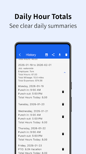 Punch Me In: Time Clock Screenshot 2