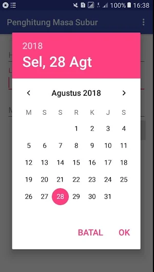 Penghitung Masa Subur Screenshot 1