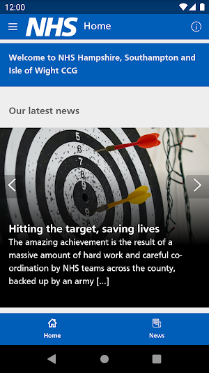 NHS StayConnected Screenshot 0