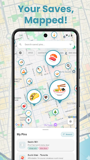 Pinfluence: Map your Feed Screenshot 0
