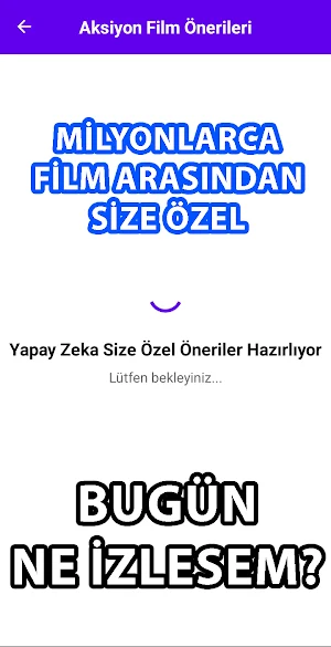 Film ve Dizi Önerileri AI Screenshot 1